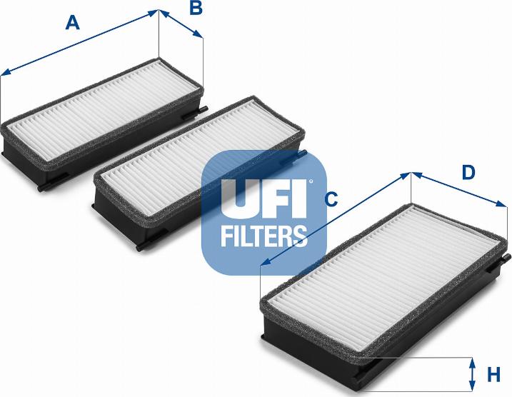 UFI 53.070.00 - Filtru, aer habitaclu aaoparts.ro