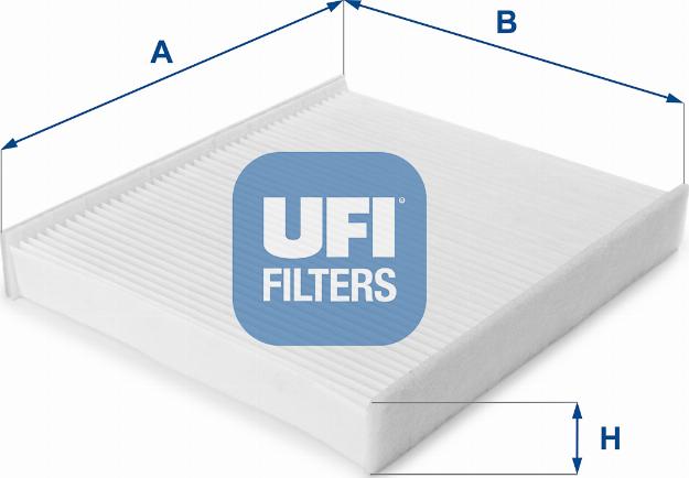 UFI 53.190.00 - Filtru, aer habitaclu aaoparts.ro