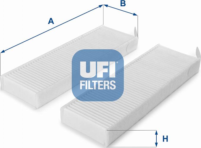 UFI 53.154.00 - Filtru, aer habitaclu aaoparts.ro