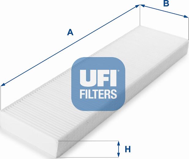 UFI 53.156.00 - Filtru, aer habitaclu aaoparts.ro