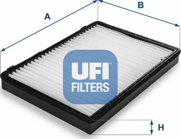 UFI 53.151.00 - Filtru, aer habitaclu aaoparts.ro