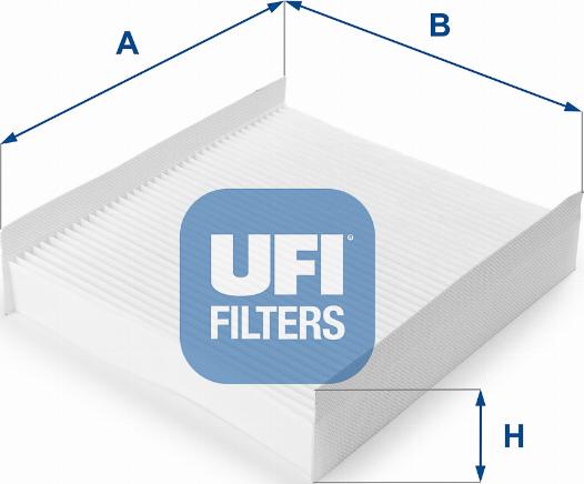 UFI 53.157.00 - Filtru, aer habitaclu aaoparts.ro