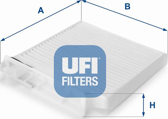 UFI 53.104.00 - Filtru, aer habitaclu aaoparts.ro