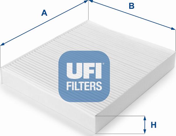 UFI 53.102.00 - Filtru, aer habitaclu aaoparts.ro