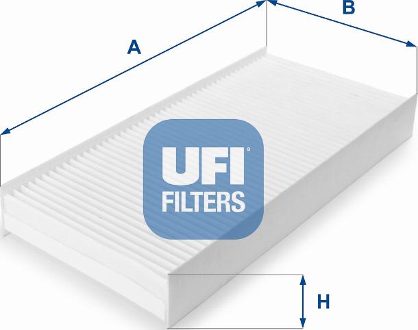UFI 53.136.00 - Filtru, aer habitaclu aaoparts.ro