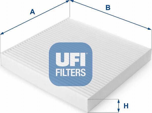 UFI 53.123.00 - Filtru, aer habitaclu aaoparts.ro