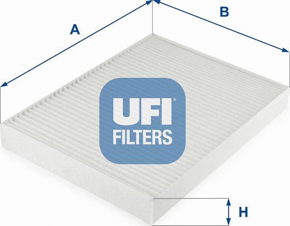 UFI 53.312.00 - Filtru, aer habitaclu aaoparts.ro