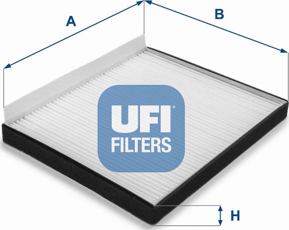 UFI 53.208.00 - Filtru, aer habitaclu aaoparts.ro