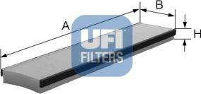 UFI 53.283.00 - Filtru, aer habitaclu aaoparts.ro