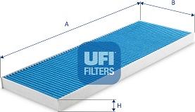 UFI 34.453.00 - Filtru, aer habitaclu aaoparts.ro
