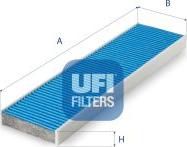 UFI 34.415.00 - Filtru, aer habitaclu aaoparts.ro