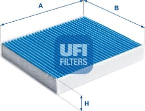 UFI 34.319.00 - Filtru, aer habitaclu aaoparts.ro