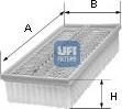 UFI 30.189.00 - Filtru aer aaoparts.ro