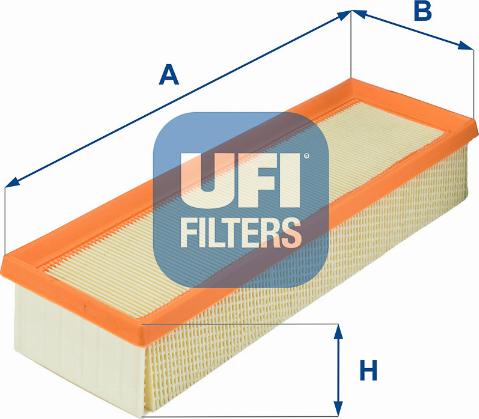 UFI 30.186.00 - Filtru aer aaoparts.ro