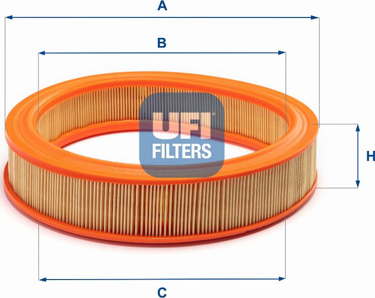 UFI 30.803.00 - Filtru aer aaoparts.ro