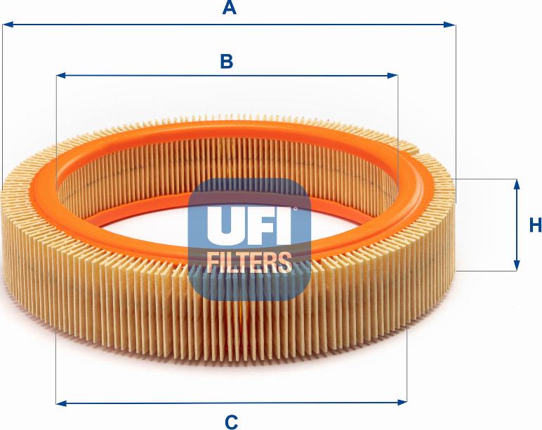 UFI 30.807.00 - Filtru aer aaoparts.ro