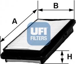 UFI 30.242.00 - Filtru aer aaoparts.ro