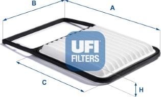 UFI 30.B71.00 - Filtru aer aaoparts.ro