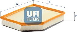 UFI 30.C01.00 - Filtru aer aaoparts.ro