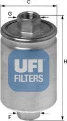 UFI 31.564.00 - Filtru combustibil aaoparts.ro