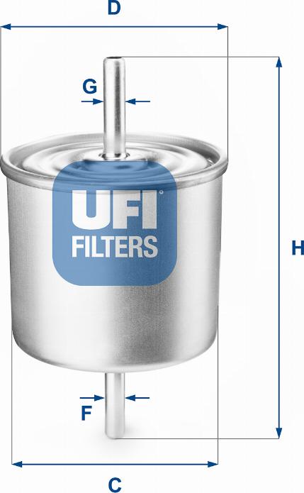 UFI 31.514.00 - Filtru combustibil aaoparts.ro