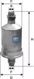 UFI 31.532.00 - Filtru combustibil aaoparts.ro