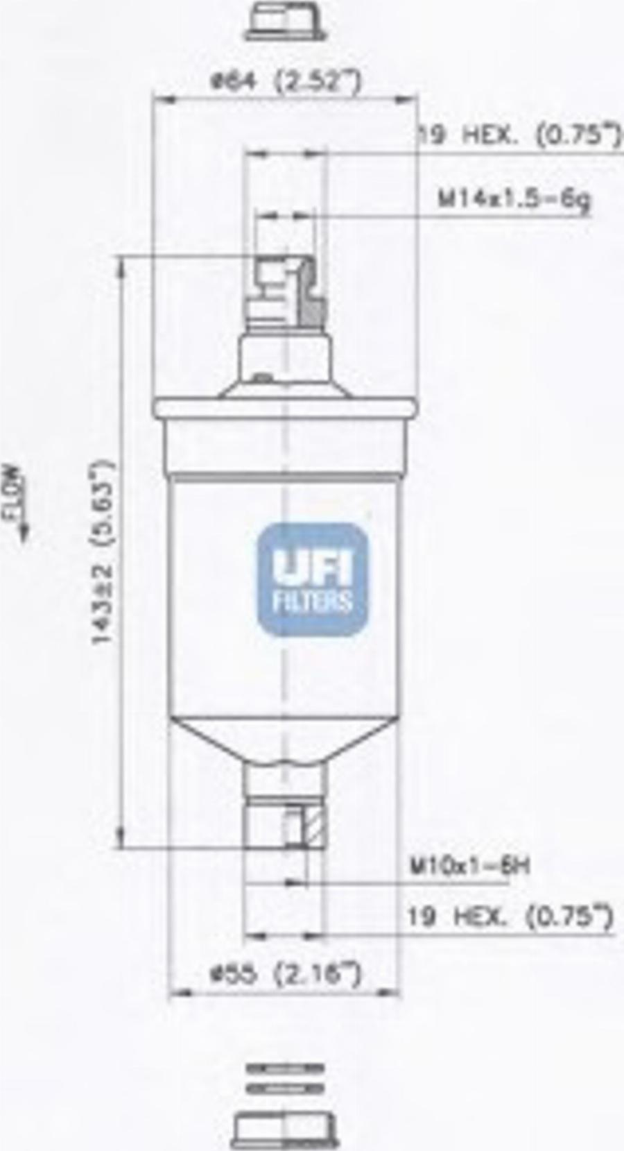 UFI 31.676.00 - Filtru combustibil aaoparts.ro