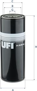 UFI 24.A29.00 - Filtru combustibil aaoparts.ro