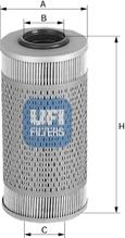 UFI 25.607.00 - Filtru ulei aaoparts.ro