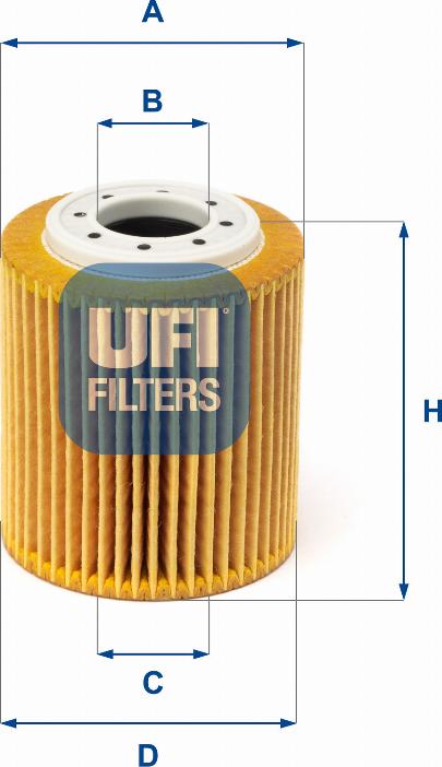 UFI 25.216.00 - Filtru ulei aaoparts.ro