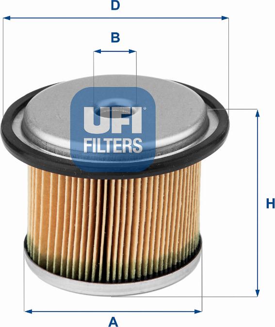 UFI 26.676.00 - Filtru combustibil aaoparts.ro