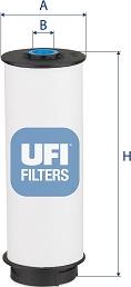 UFI 26.080.01 - Filtru combustibil aaoparts.ro