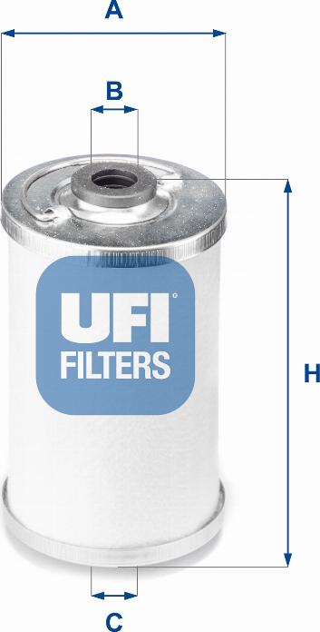 UFI 21.050.00 - Filtru combustibil aaoparts.ro