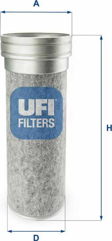 UFI 27.484.00 - Filtru aer secundar aaoparts.ro