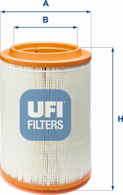 UFI 27.600.00 - Filtru aer aaoparts.ro