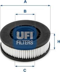 UFI 27.689.00 - Filtru, aerisire bloc motor aaoparts.ro