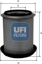UFI 27.638.00 - Filtru aer aaoparts.ro