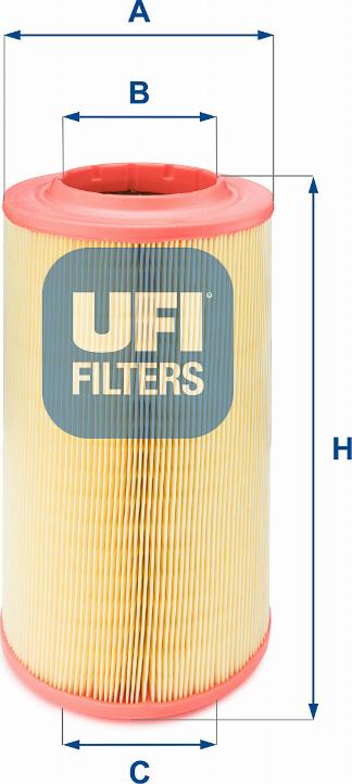 UFI 27.628.00 - Filtru aer aaoparts.ro