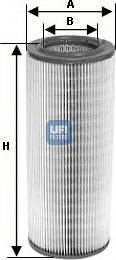 UFI 27.651.00 - Filtru aer aaoparts.ro