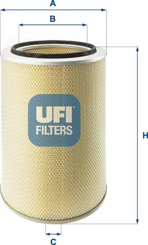 UFI 27.563.00 - Filtru aer aaoparts.ro