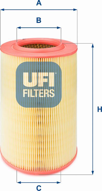 UFI 27.228.00 - Filtru aer aaoparts.ro