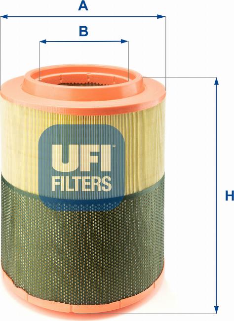 UFI 27.A03.00 - Filtru aer aaoparts.ro