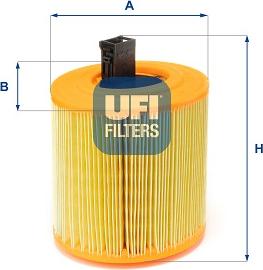 UFI 27.E61.00 - Filtru aer aaoparts.ro