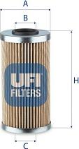 UFI 76.225.00 - Filtru, sistem hidraulic primar aaoparts.ro