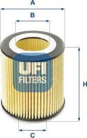UFI 25.058.00 - Filtru ulei aaoparts.ro
