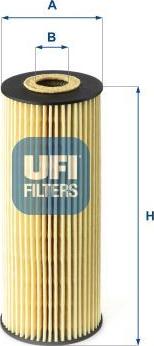 UFI 25.162.00 - Filtru ulei aaoparts.ro