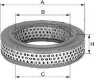 Uniflux Filters XA54 - Filtru aer aaoparts.ro