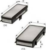 Uniflux Filters XC208 - Filtru, aer habitaclu aaoparts.ro