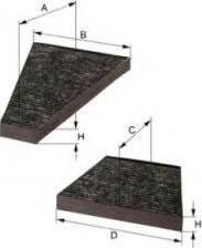Uniflux Filters XCK477 - Filtru, aer habitaclu aaoparts.ro
