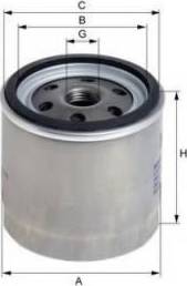 Uniflux Filters XO125 - Filtru ulei aaoparts.ro